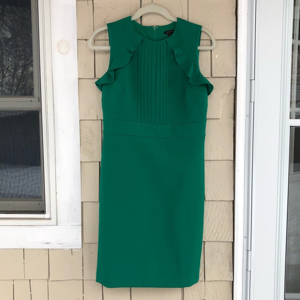 Green Ann Taylor dress
